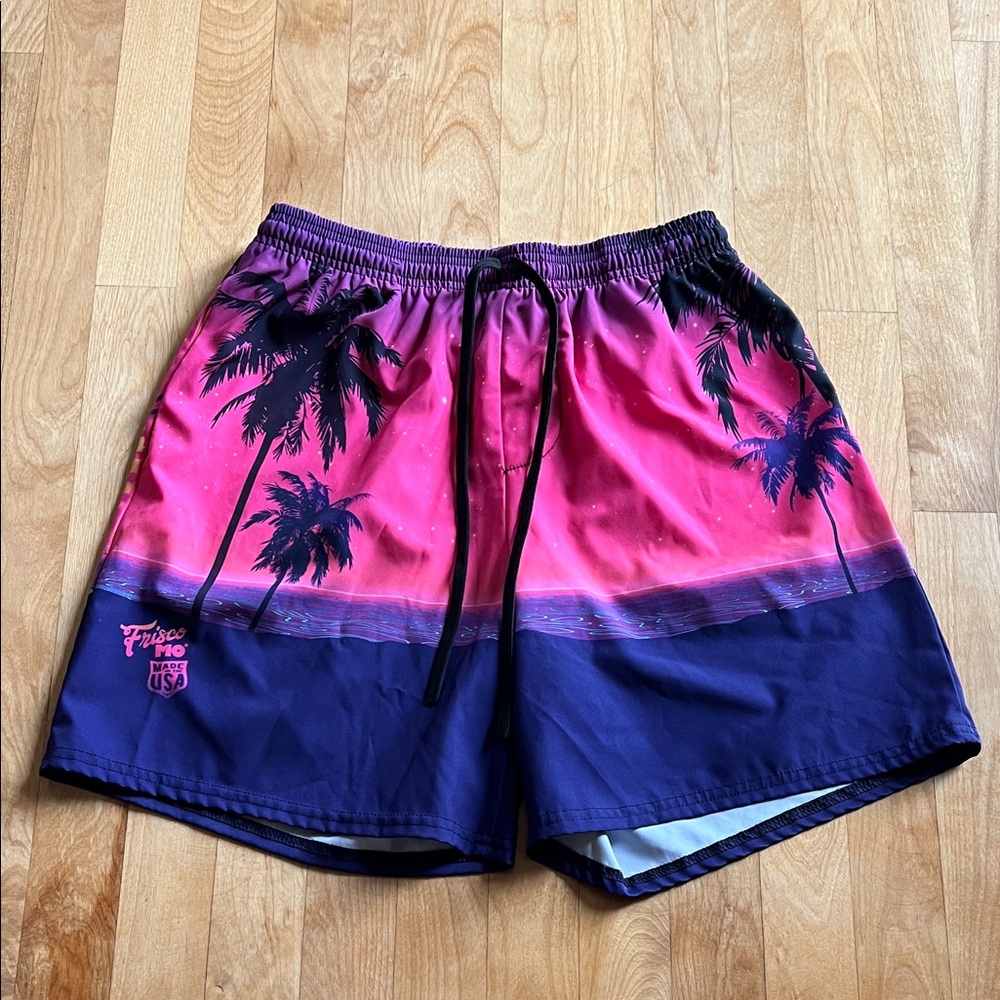 Pink and Purple Athletic Shorts sports volleyball